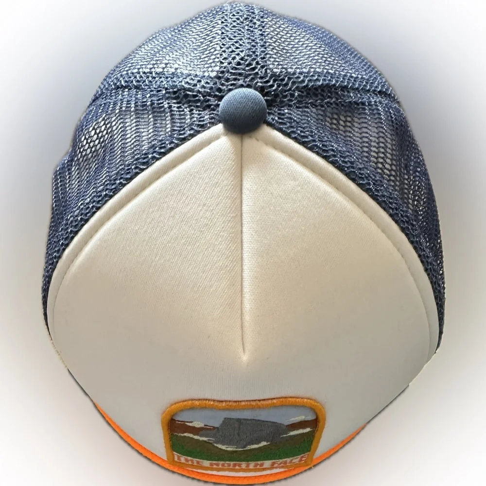 The North Face Snapback Mesh Back‎ Trucker Hats Blue One Size Lot of 2